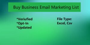 Buy Business Email Marketing List