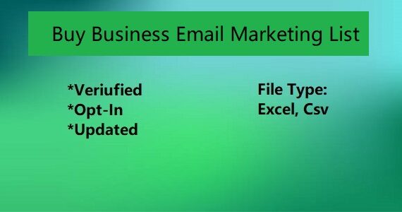 Buy Business Email Marketing List
