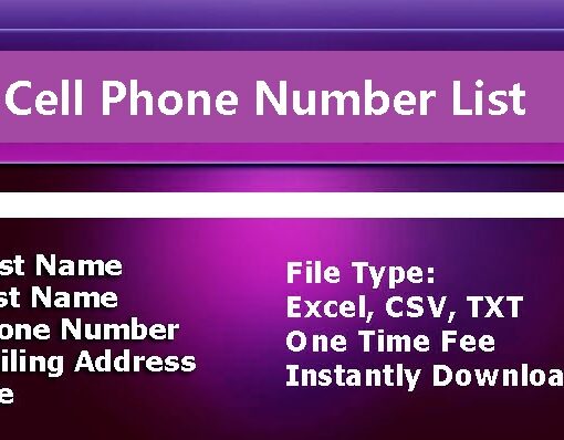 Cell Phone number List