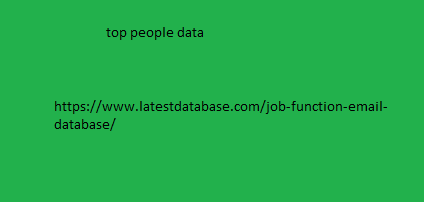 top people data