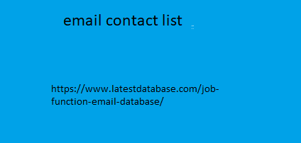email contact list