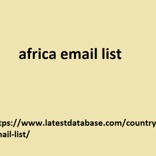 africa email list